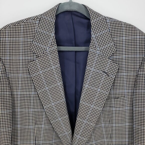 Chester Barrie Plaid Wool Suit Coat Blazer Jacket - Picture 4 of 7